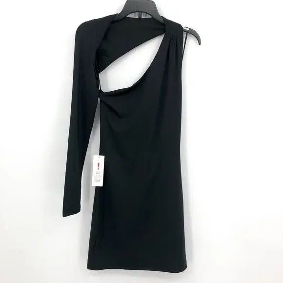 BARDOT Women's Londyn Cut Out Mini Dress XS Black Bodycon Stretch NWT - Picture 5 of 14